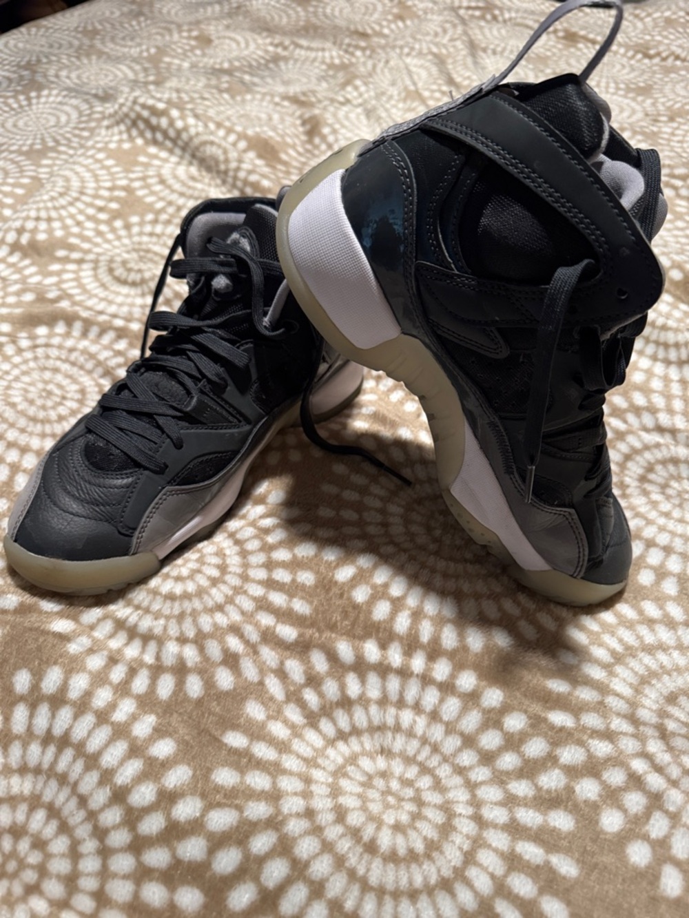 Jordan Women’s Black and White Athletic Basketball Shoes